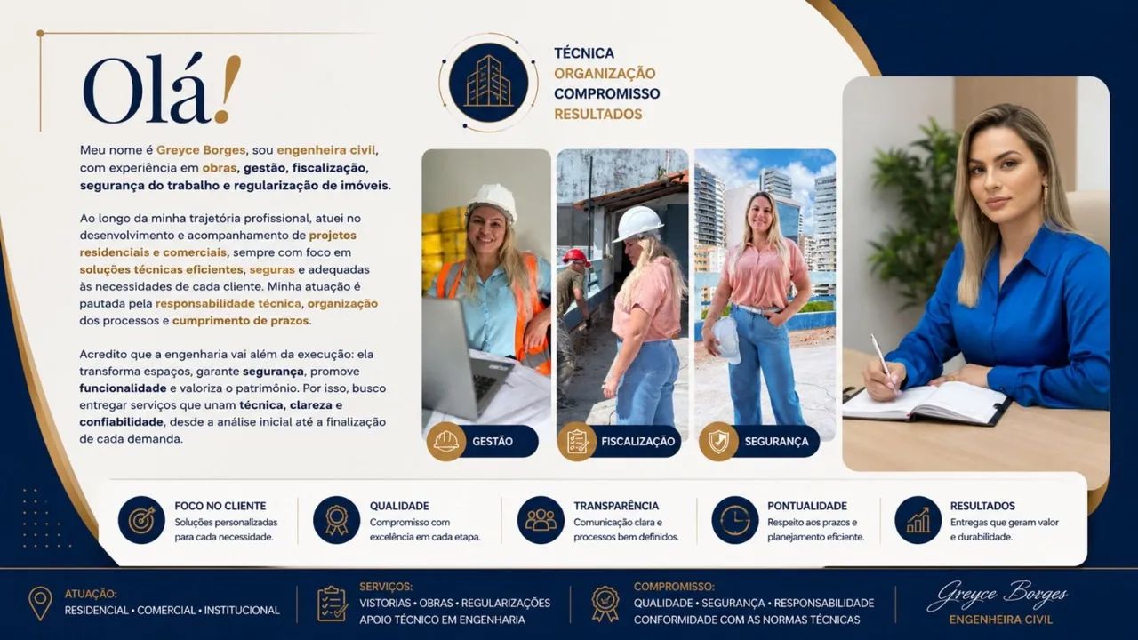 Engenheira Civil - Greyce Borges - Foto 3