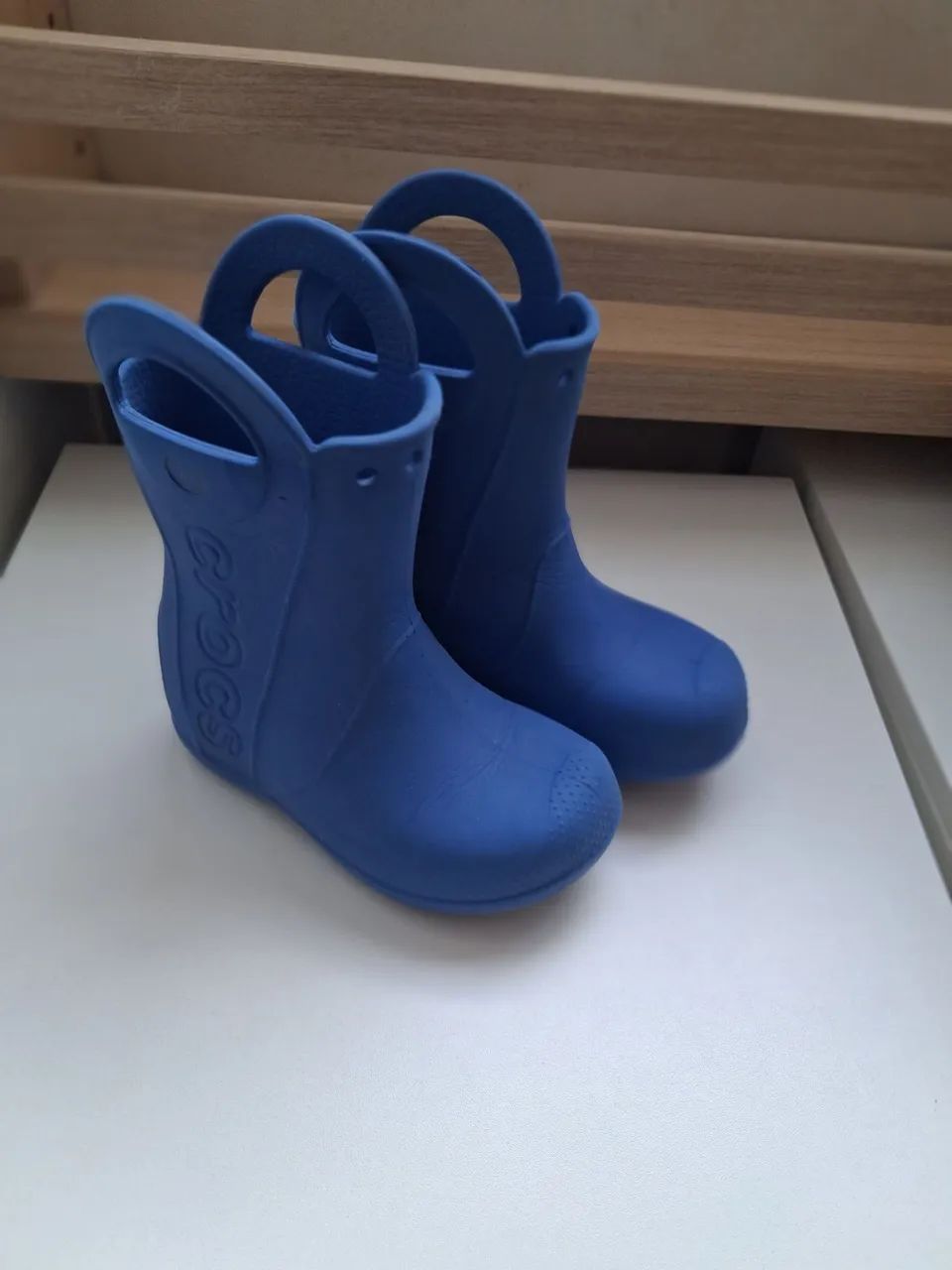 Galocha Azul Crocs Original Tam C 10, Br: 26/27