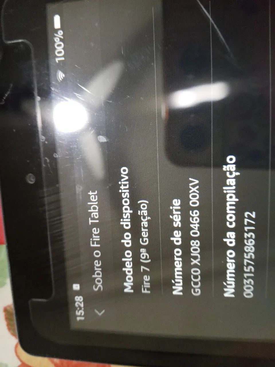 Tablet Amazon Fire 7 geração 9 com película  - Foto 3
