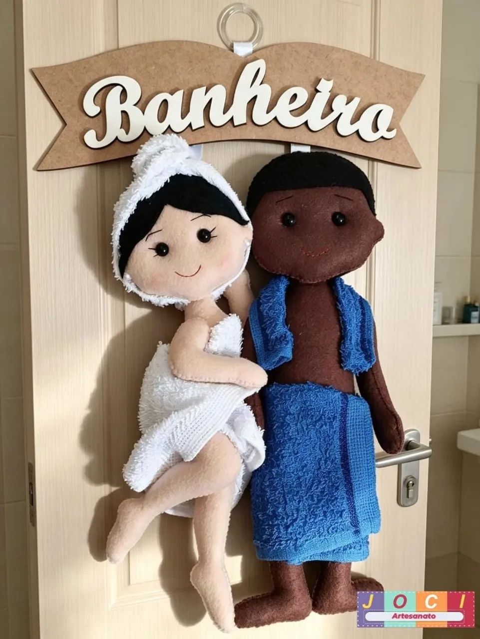 Decoração para porta de banheiro  - Foto 4