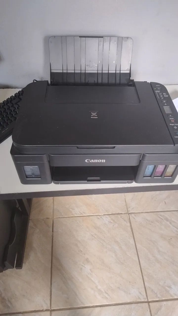 Cânon G3111 não imprimi preto e branco 