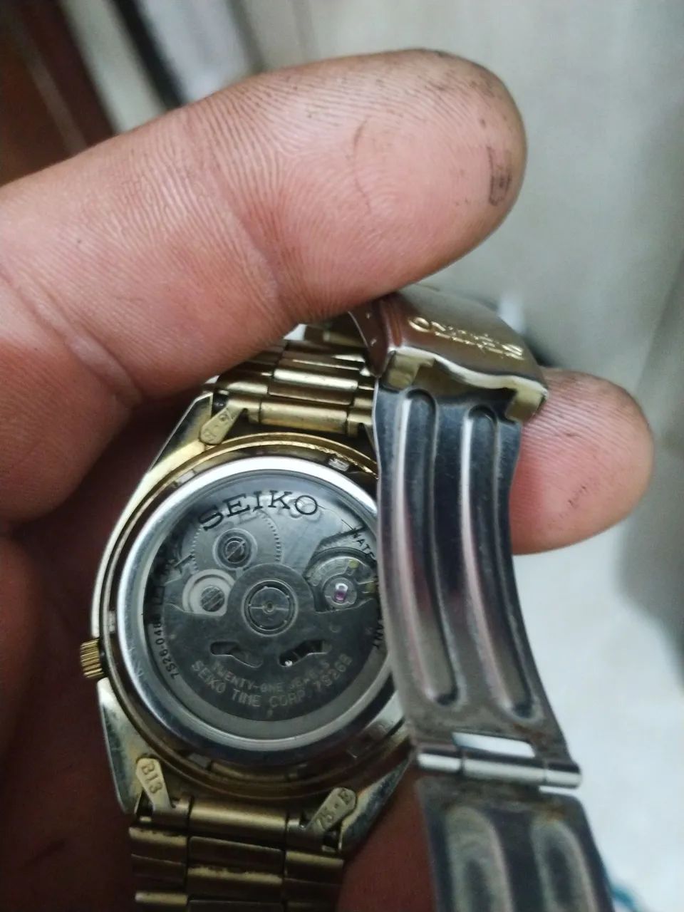 Relógio Seiko dourado  - Foto 3