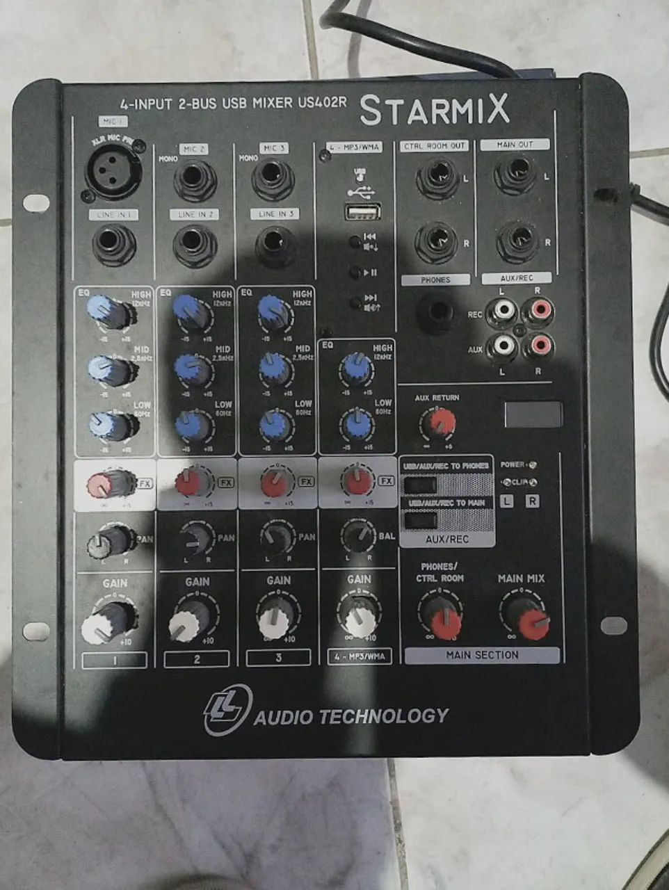 Mesa de Som LL Audio Starmix US402R Nova - Foto 2