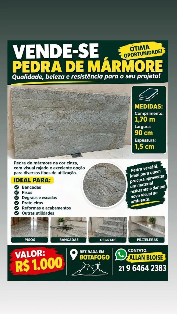 Pedra de Mármore (Quartzito)