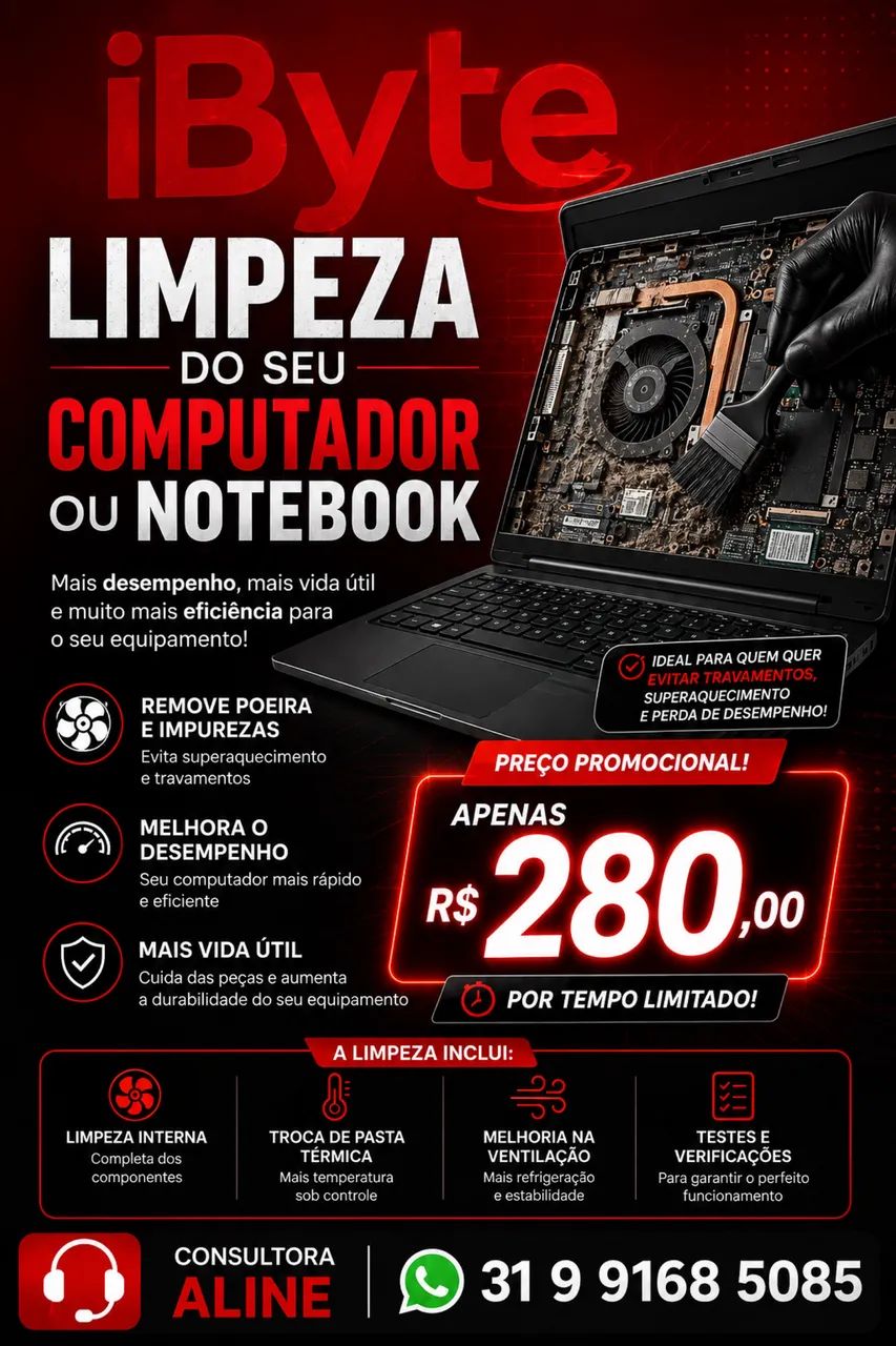 Limpeza Pc e Notebook