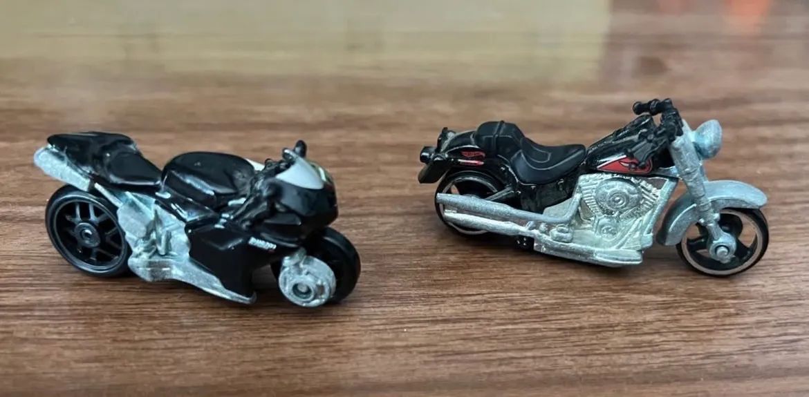 Coleção de motos hot wheels