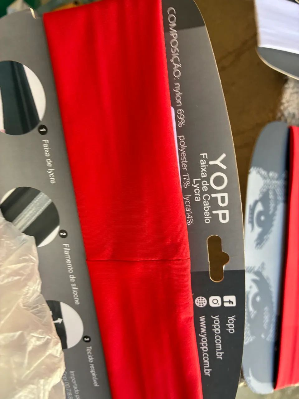 Faixa de Cabelo YOPP em Lycra - NOVA 9,99