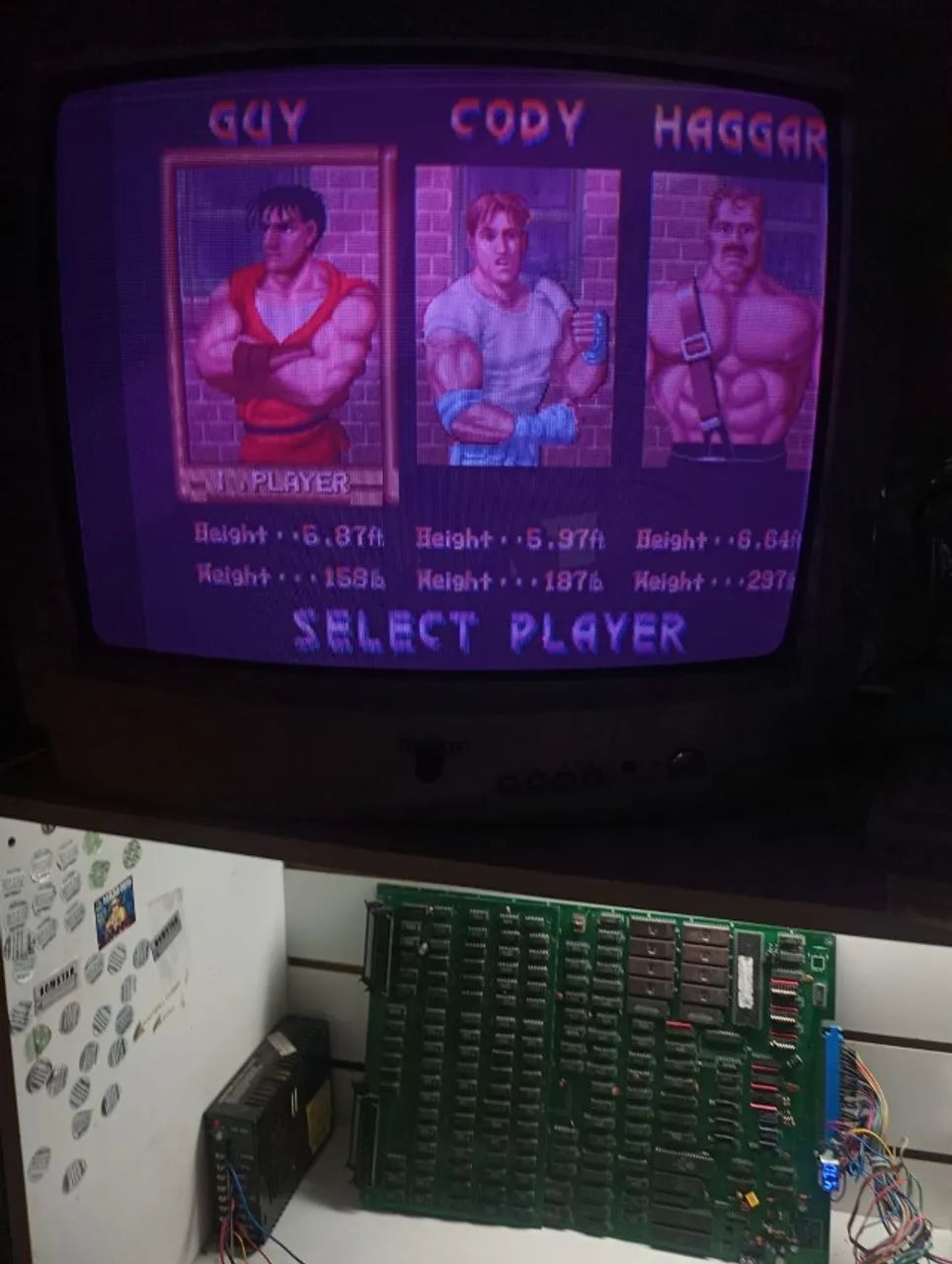placa fliperama jamma final fight ou final crash - Foto 4