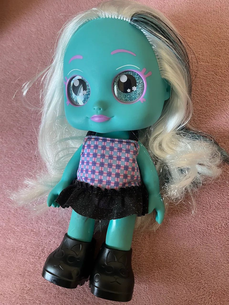 Boneca Diver Surprise Monster Zumbi Azul Zumbelina