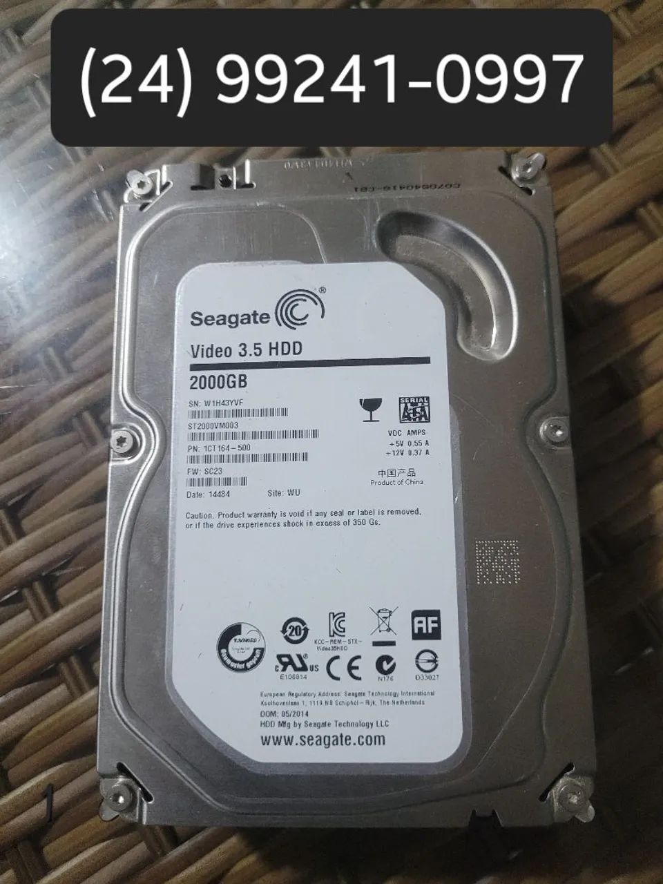 HD 2 TB Seagate 100% Perfeito - Foto 2