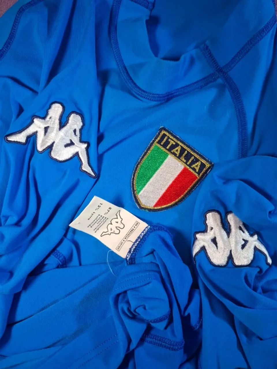 Camisa Itália Kappa 2002 - GG - Foto 5