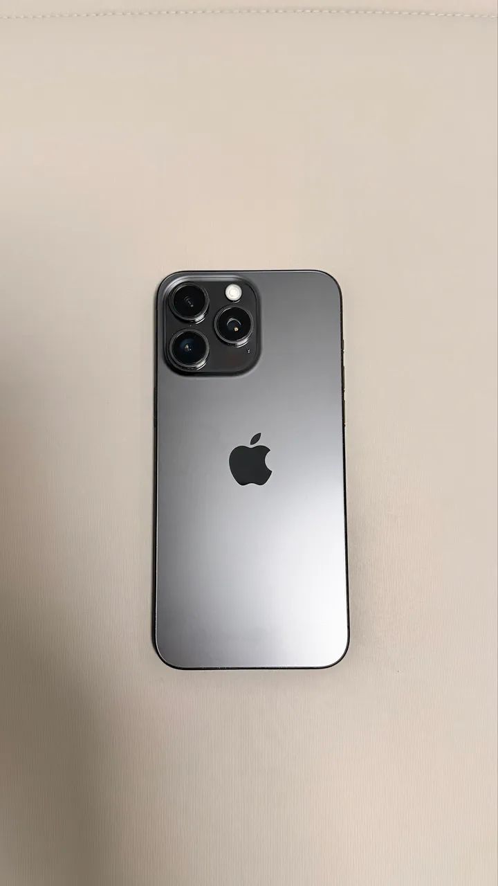 iPhone 15 Pro Max 256GB Titânio Preto - Impecável, único dono, com caixa e NF - Foto 2