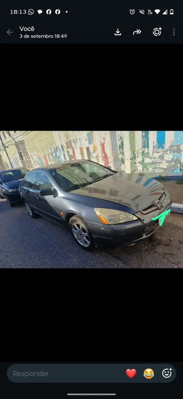 Honda Accord Sedan EX 2.4/2.3/ 2.2 16V 2003