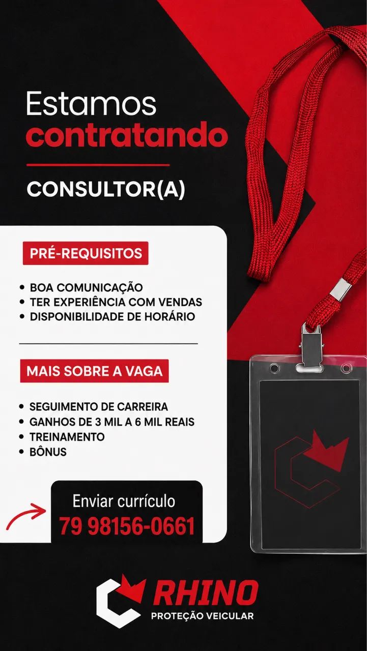 Consultor de Vendas (EXTERNO)