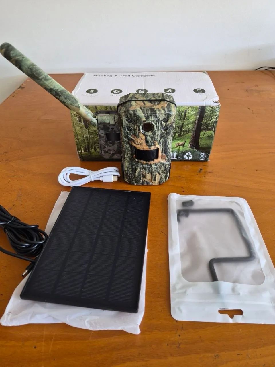 Câmera de Trilha 4G UCon com Antena + Painel Solar | Nova - Foto 4