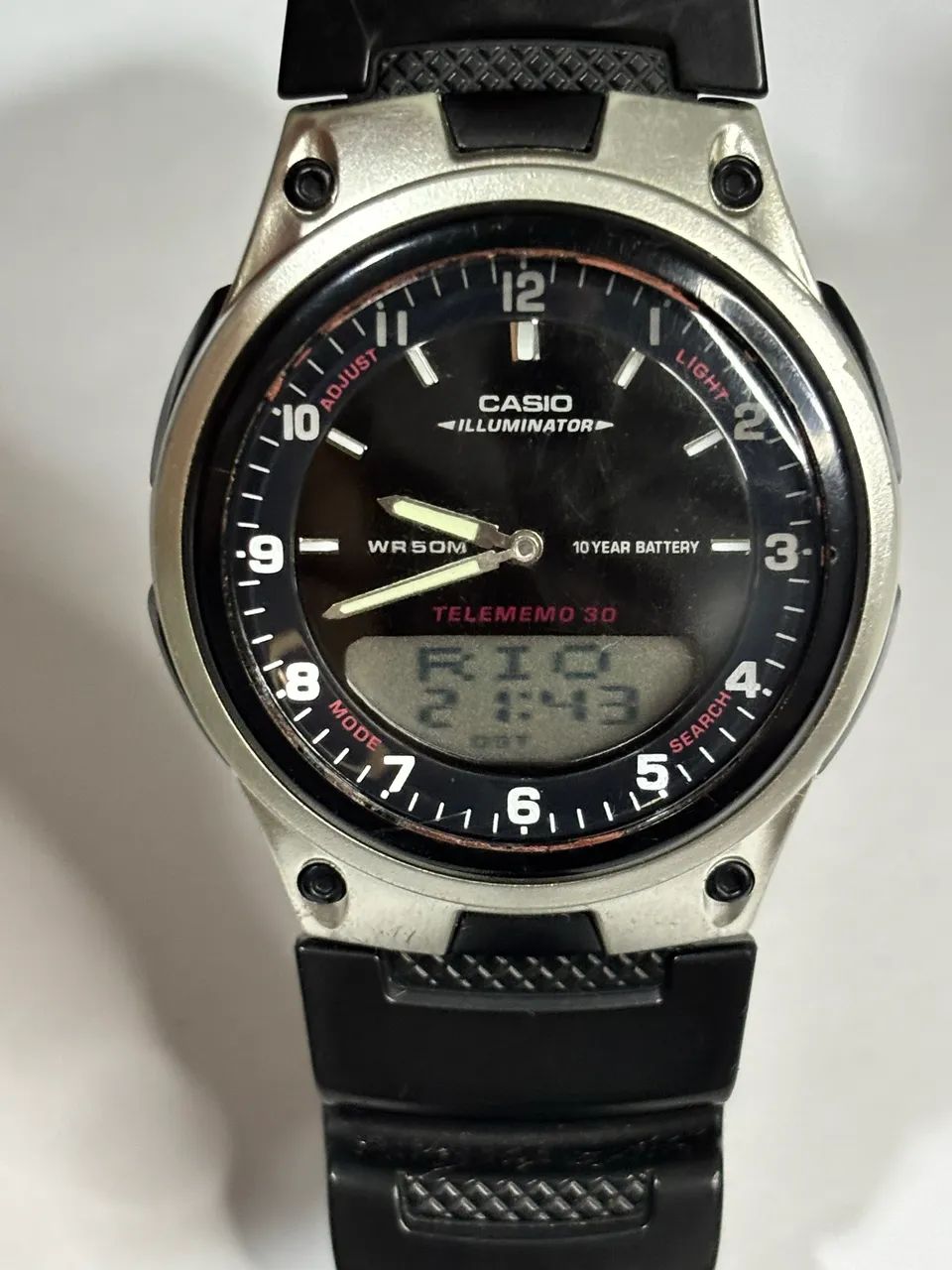 Relógio Casio Vintage Hora Mundo