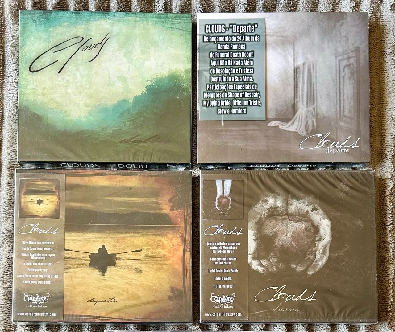 Clouds Lote com 4 CDs Lacrados 