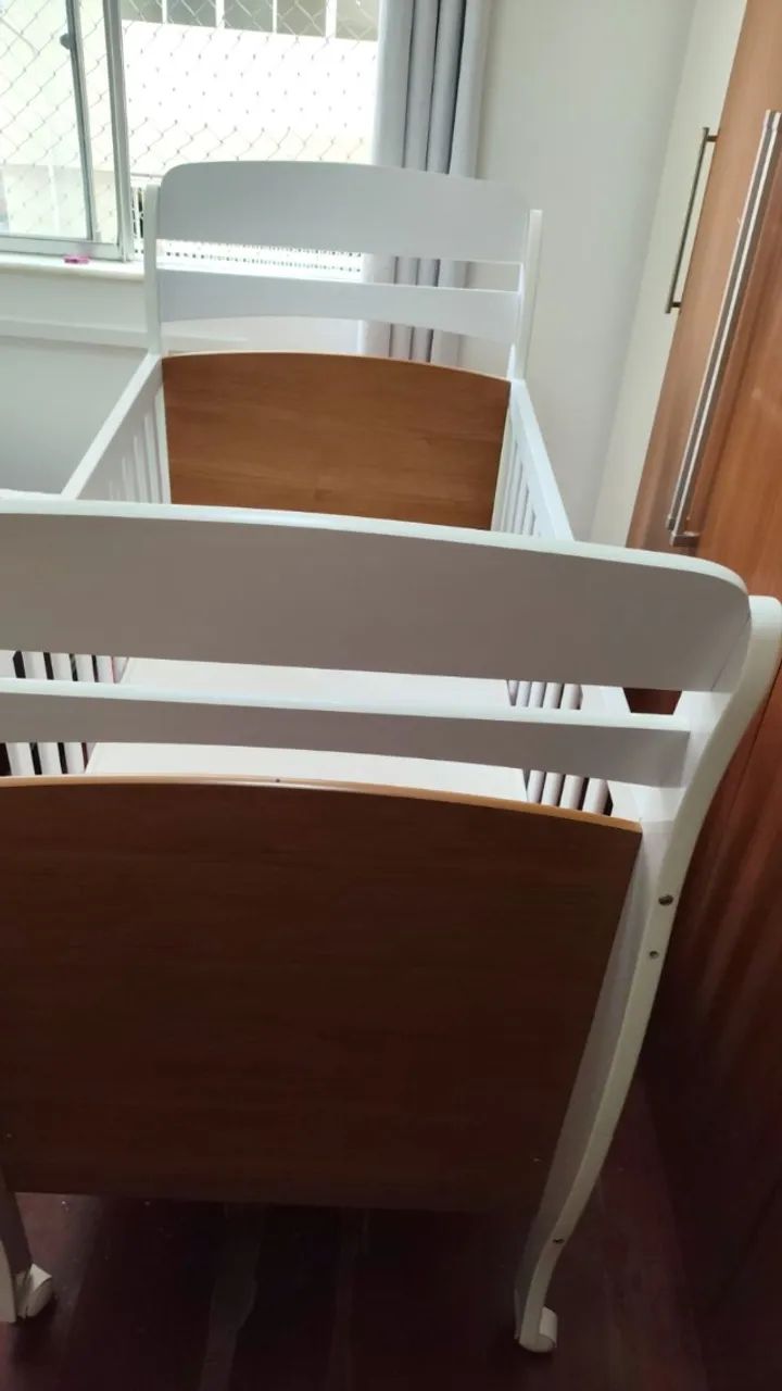 Berço que vira cama com colchão incluso  - Foto 2