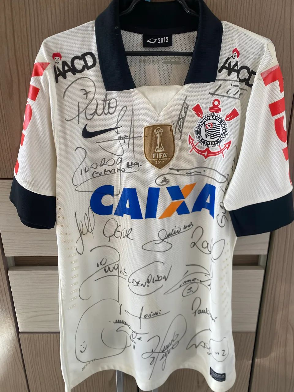 Camisa Corinthians 2013 autografada 
