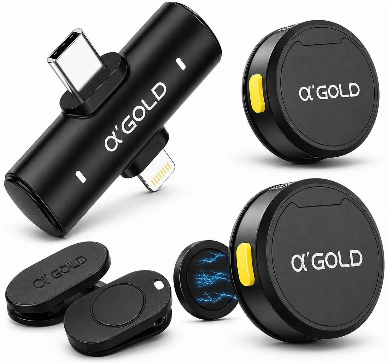 Microfone de Lapela Gold MCF-38D - Foto 5