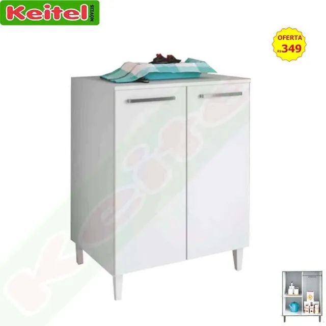 Balcão 2 Portas Poliana 61 Branco