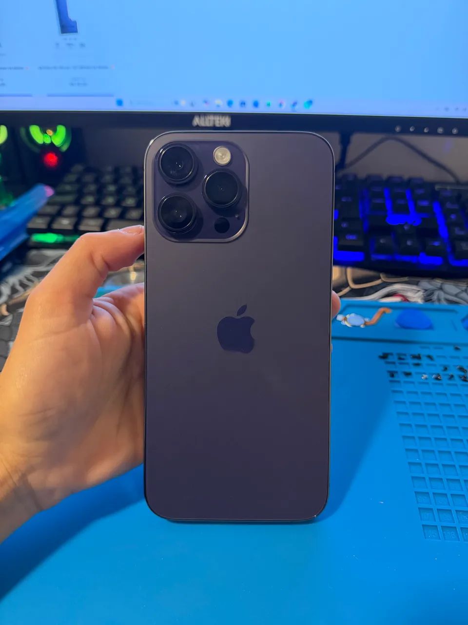 IPhone 14 Pro Max 128GB - Roxo Profundo - Foto 5