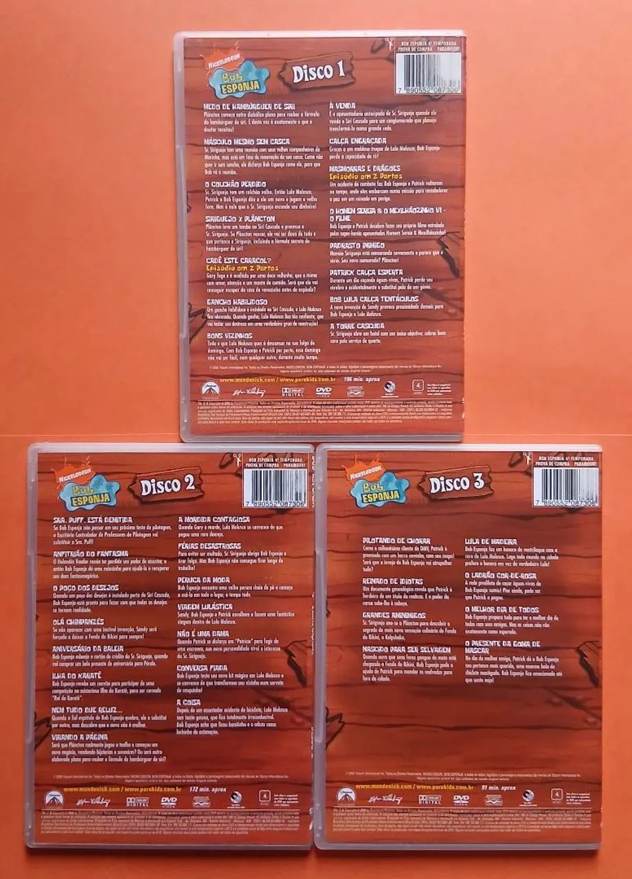 Dvd Bob Esponja 4a. Temporada  - Foto 2