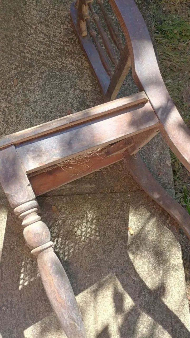 3 Cadeiras Vintage para Restauração - Foto 4