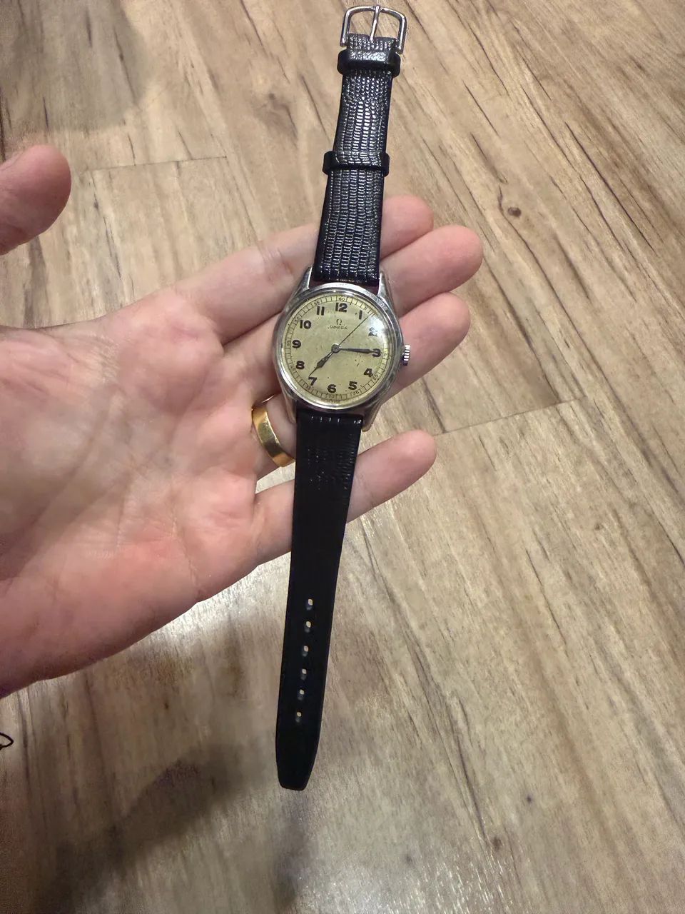 Relógio omega mecânico a corda vintage anos 40 - Foto 2