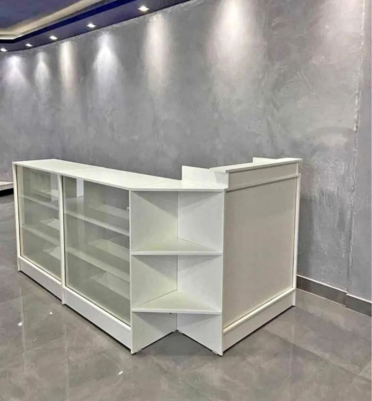BALCÃO CAIXA VITRINE EXPOSITOR NOVO MDF  - Foto 2