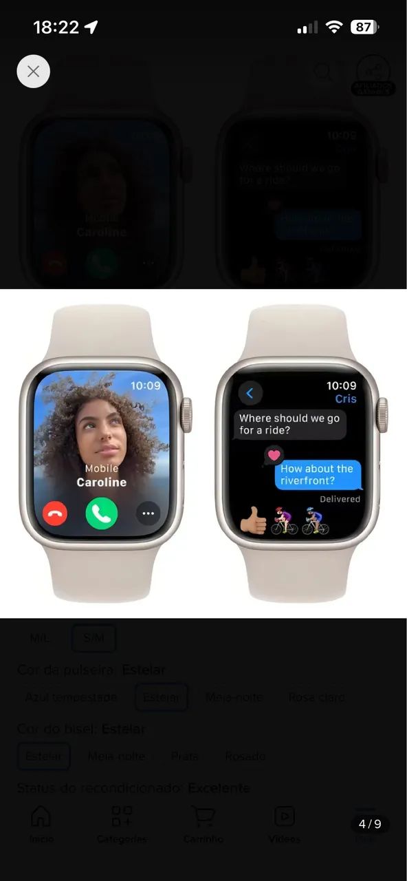 Apple Watch 41 mm - Excelente (Recondicionado) - Foto 3