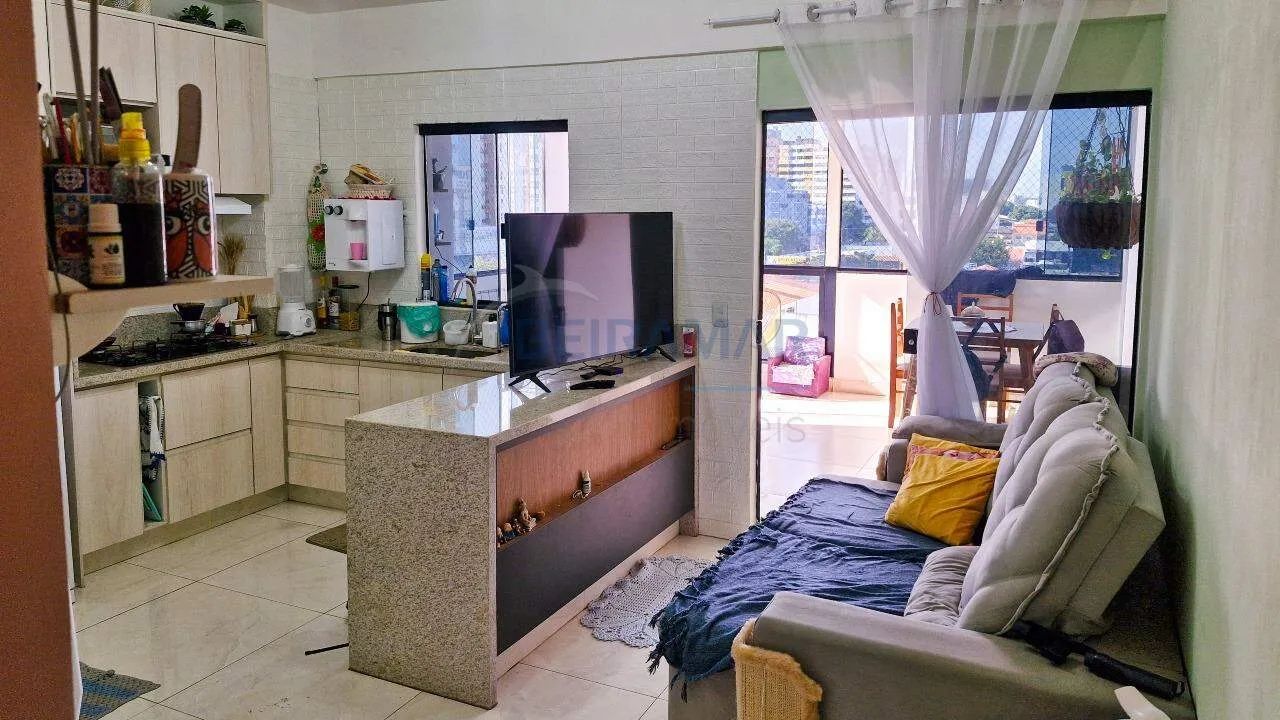 Apartamento Cobertura 1 Quarto, Varanda, 1 Vaga Coberta à Venda no Edifício Francisco Ribe