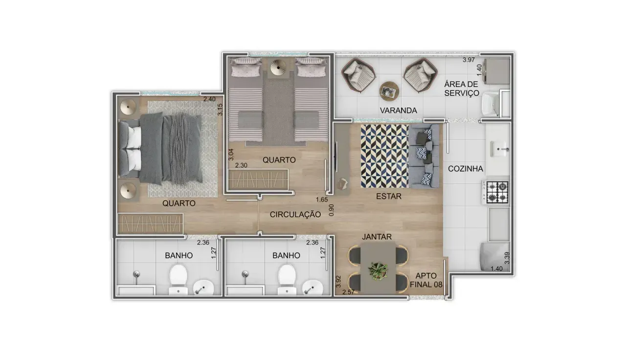 PLANTA 47m²