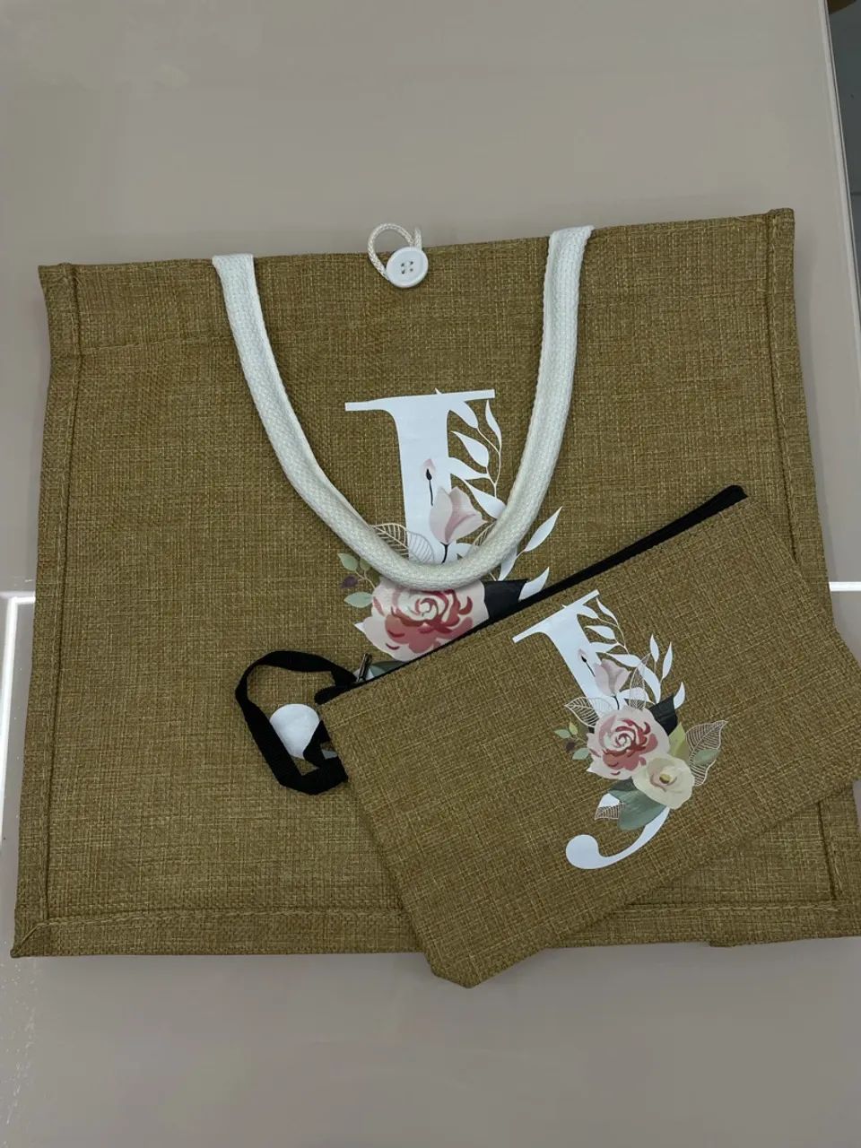 bolsa de praia com carteira 