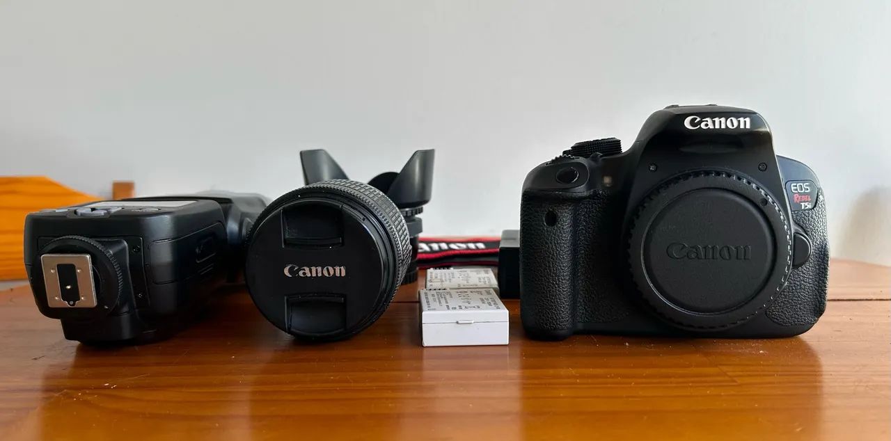 Câmera T5i Canon e complementos  - Foto 2