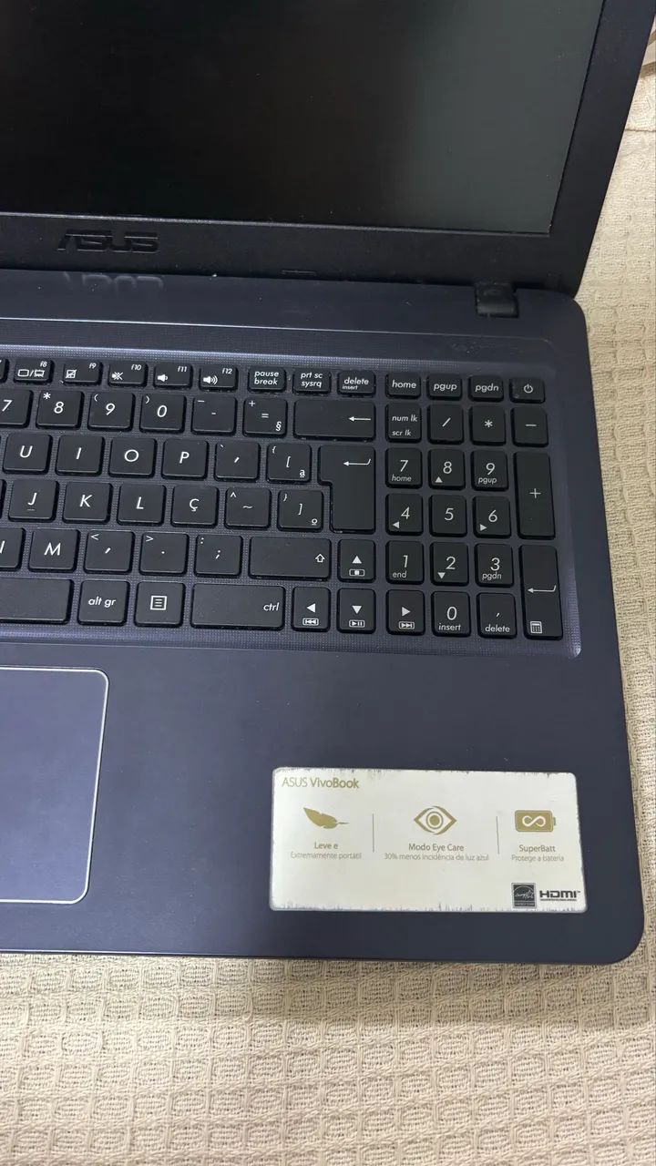 NOTEBOOK ASUS -modelo X543M
