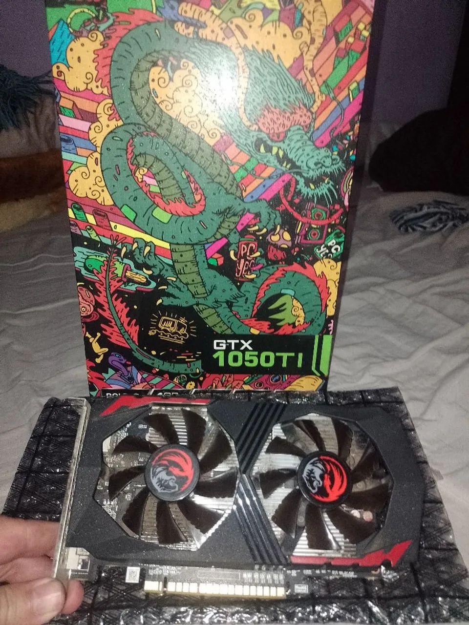 Praca de vídeo geforce 1050ti 4GB