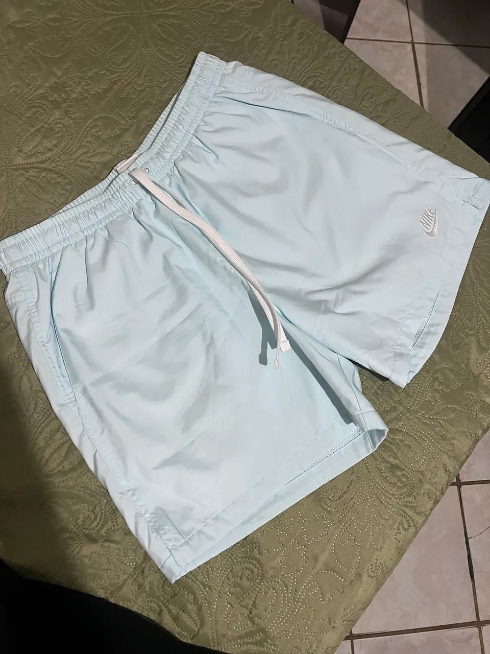 Bermuda nike azul bebe