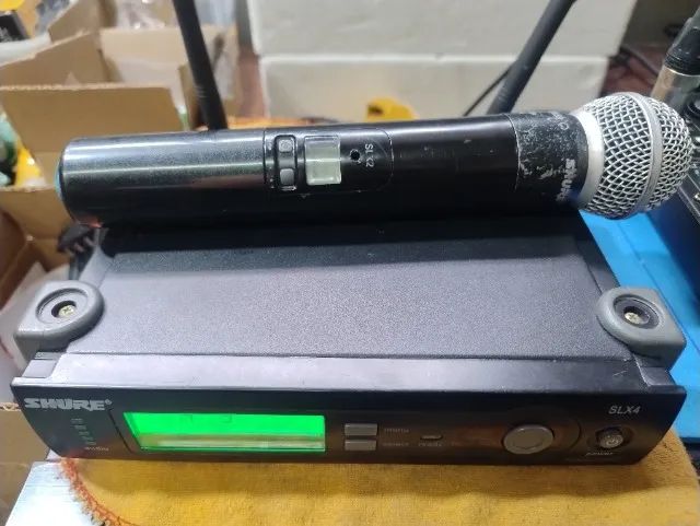 microfone sem fio Shure