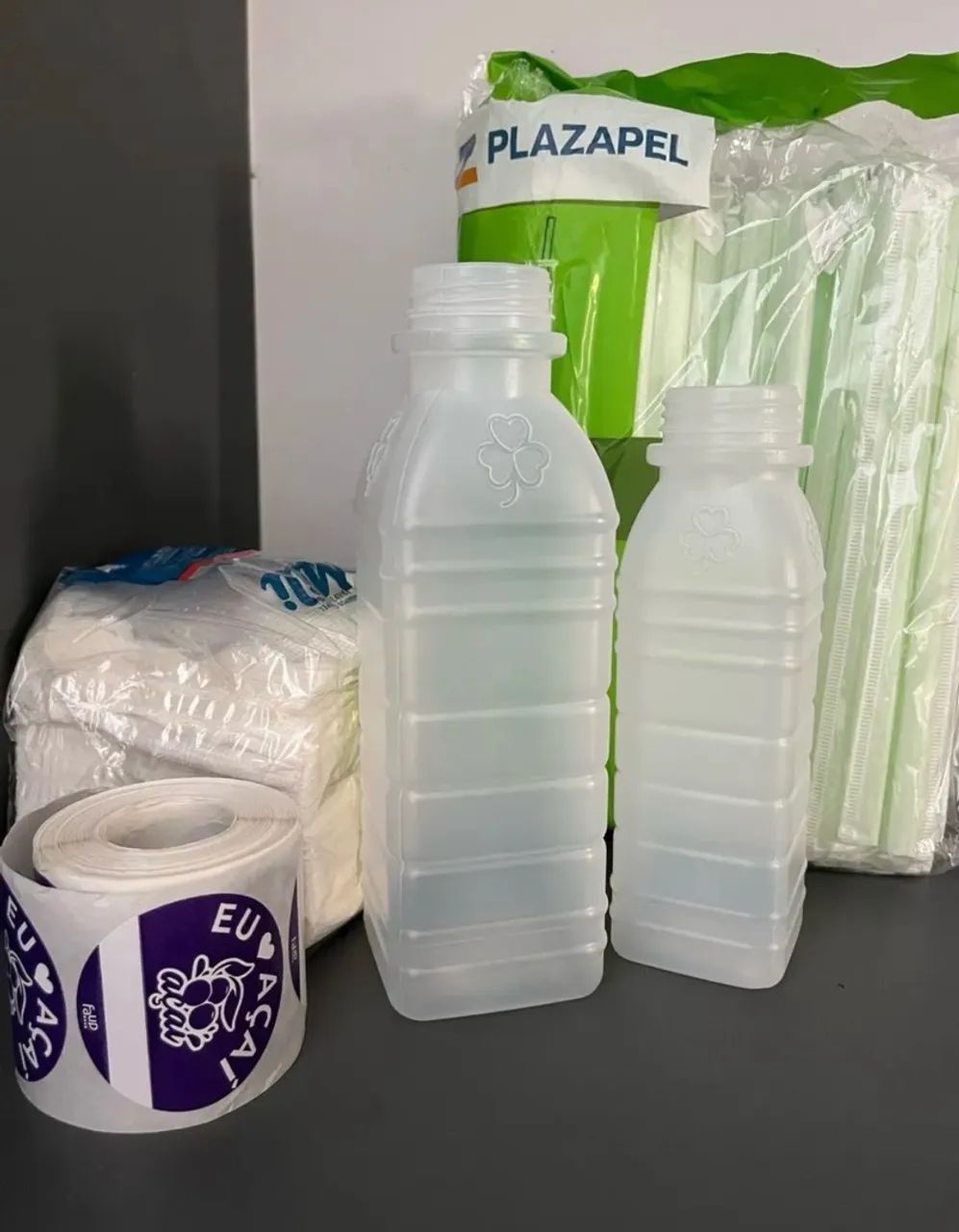 Kit para açaí/suco na garrafa  - Foto 2
