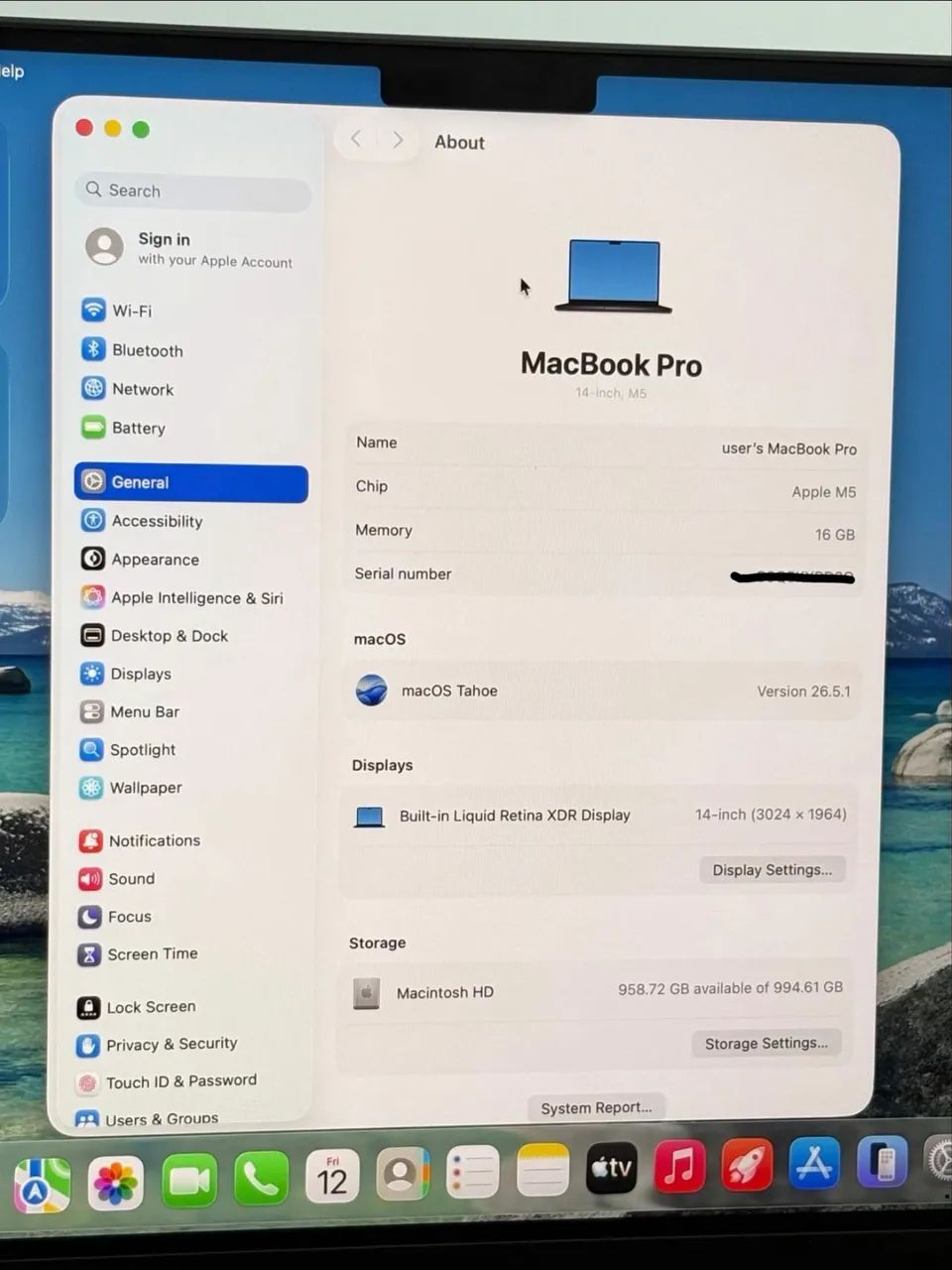 MacBook Pro M5 16GB 1 TB SSD NOVO  - Foto 4