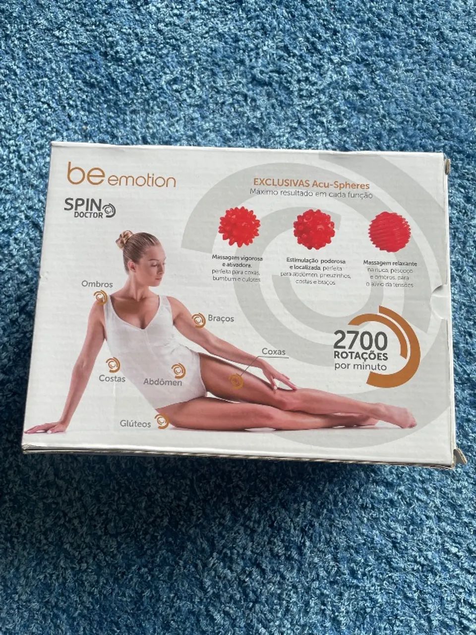 Massageador Spin Doctor Be Emotion da Polishop - 110V, pouquíssimo uso - Foto 2
