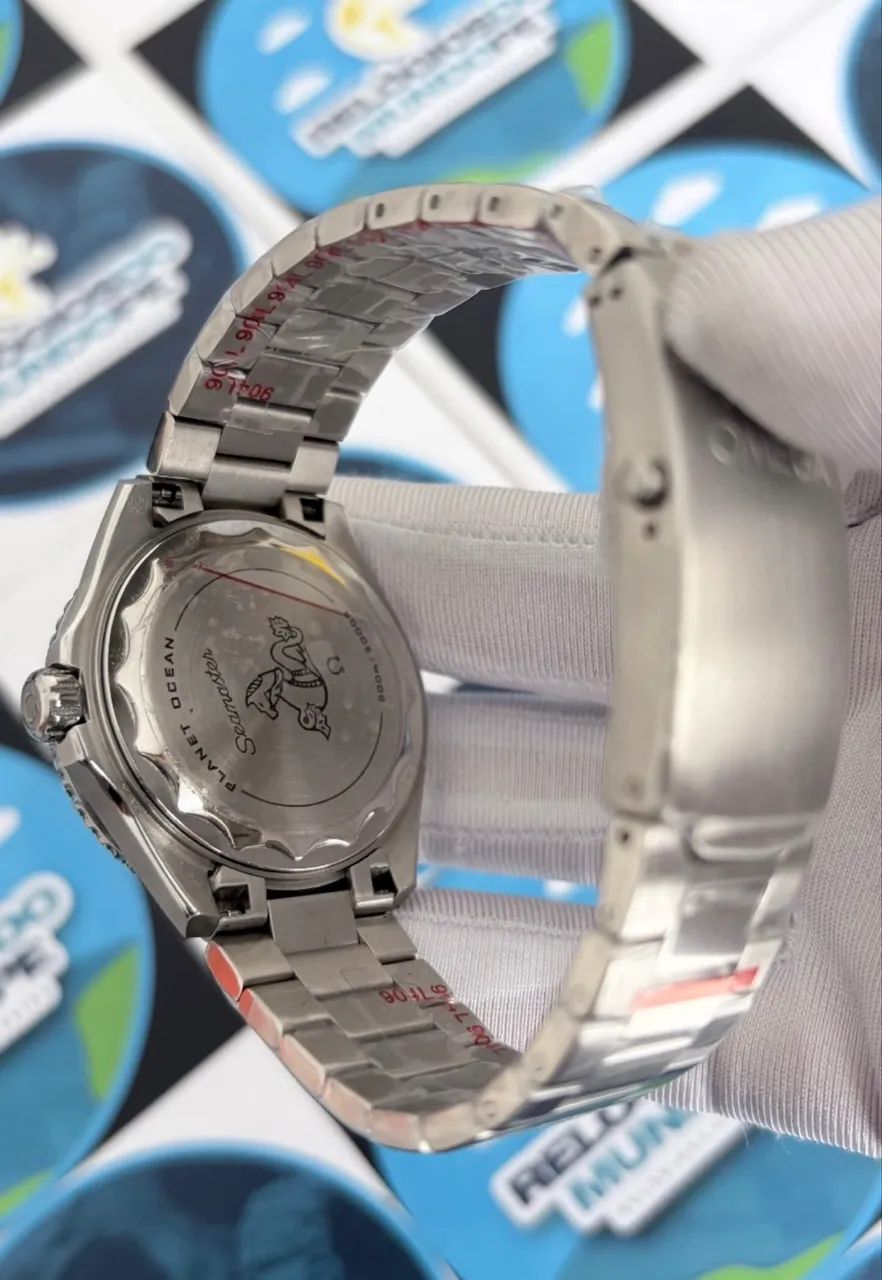 RELÓGIO OMG SEAMASTER PLANET OCEAN BLUE - Foto 5