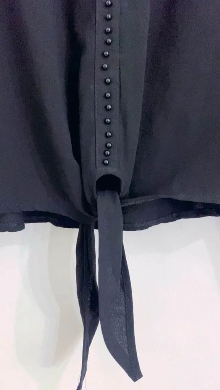 Bata Plussize Pérolas negras Lilly Fashion tam Gg - Foto 2