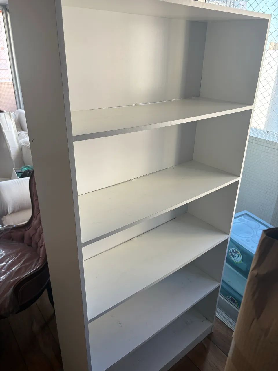 Estante Alta Branca com 5 Nichos  - Foto 2