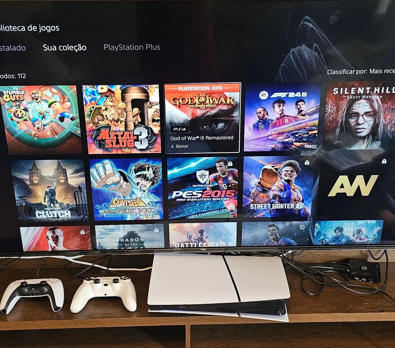 Playstation 5 Digital Edition Slim 1tb - Na Caixa + 2 Contro - Foto 6