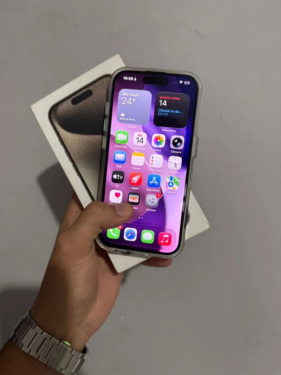 iPhone 15 Pro| 128gb | 86% - Celulares e Smartphones - Ceilândia