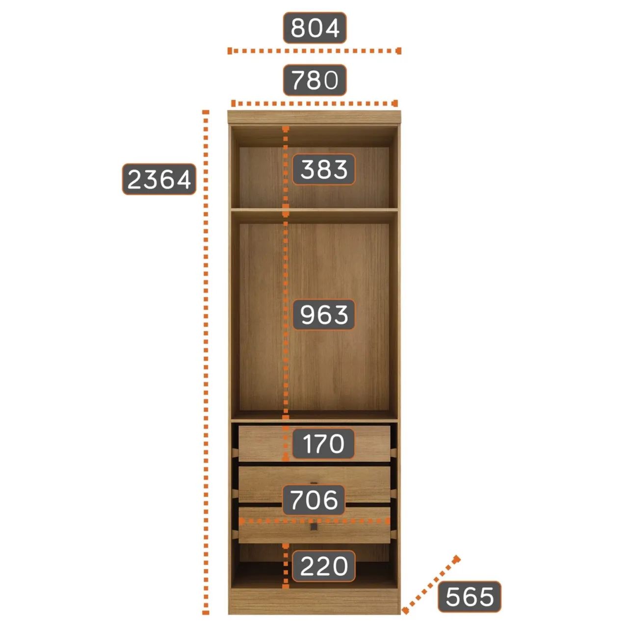 Modulado Casal/Queen 4 módulos 100%MDF tt44 - Foto 3