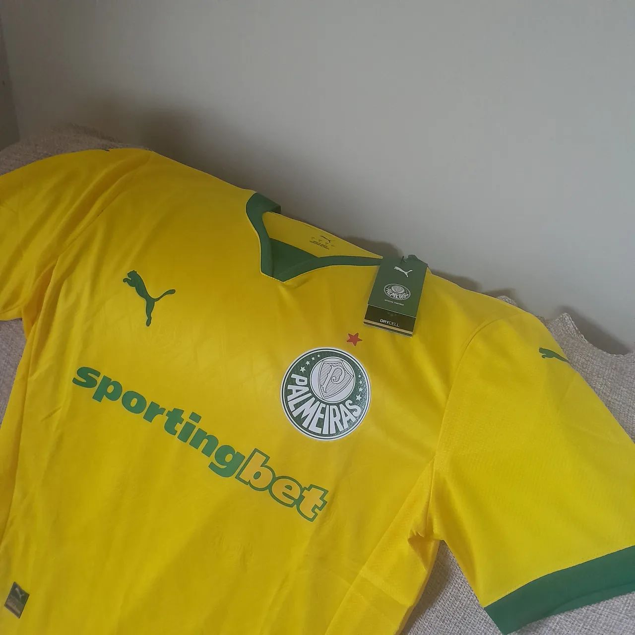 Palmeiras 2026 amarela G - Foto 2