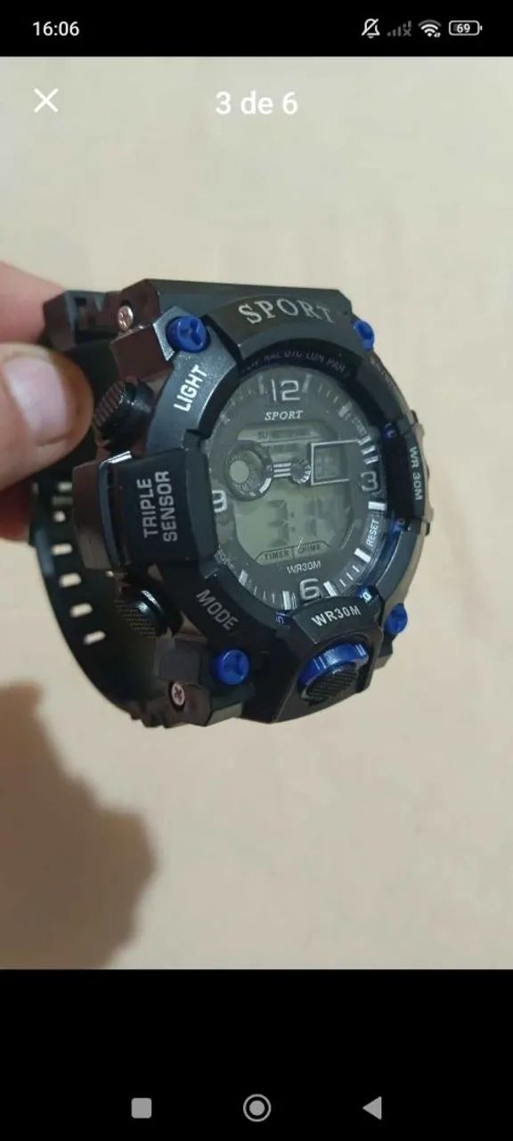 Relógio Masculino Sport Stainless Back  - Foto 3